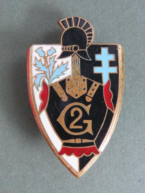 France 2nd GENIE (Engineers) Regiment Pocket Crest