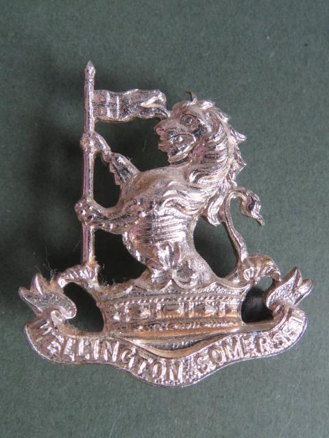 British Army Wellington College Cap Badge
