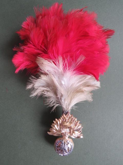 British Army Royal Regiment of Fusiliers Cap Badge and Hackle