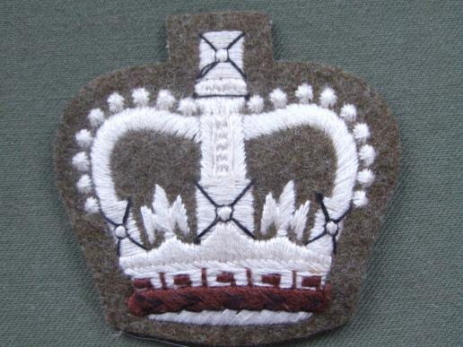 British Army Post 1953 Warrant Officer Class 2 (Sergeant Major) Rank Badge