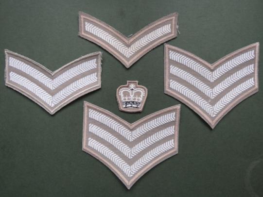 British Army Tropical Dress Rank Chevrons