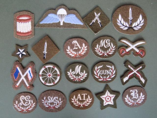 British Army 19 Trade & Skill Badges