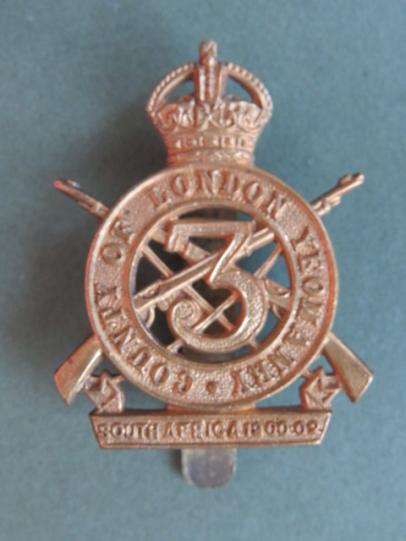 British Army The 3rd County of London Yeomanry (Sharp Shooters) Cap Badge