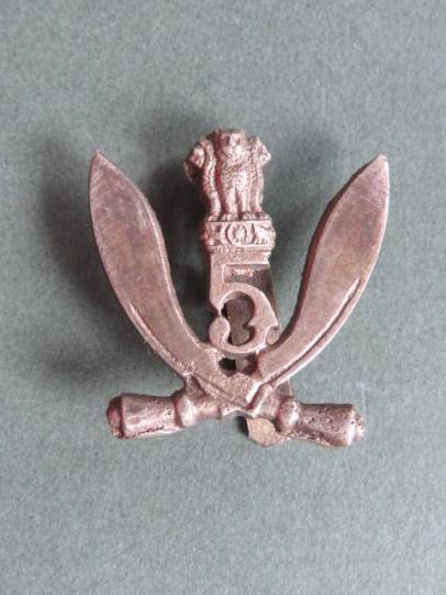 India Post 1947 5th Gurkha Rifles Hat Badge