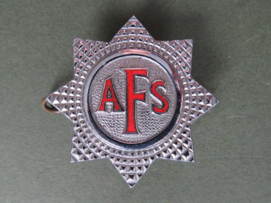 Auxiliary Fire Service Cap Badge