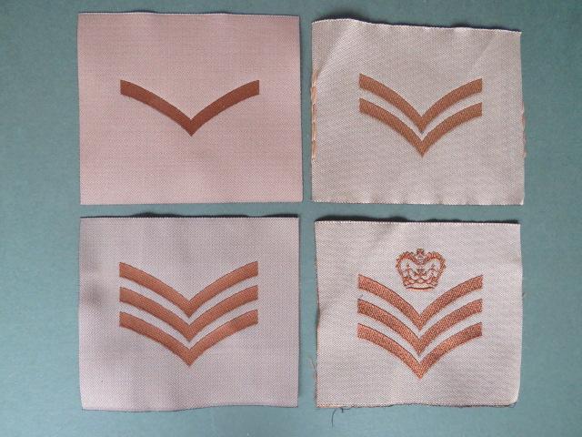British Army 1990's Desert Uniform Rank Badges
