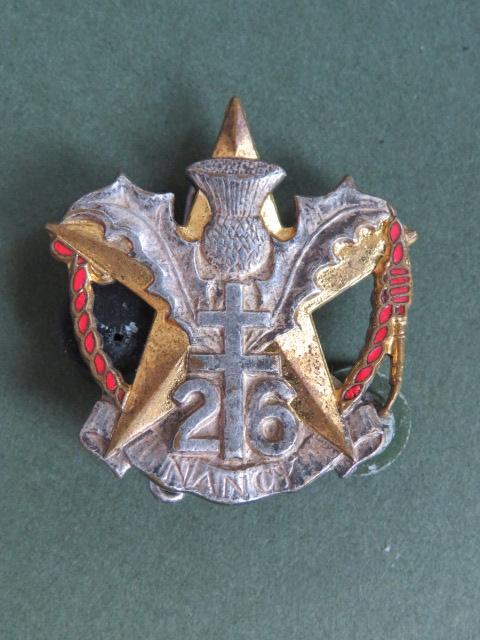 France Army 26th Infantry Regiment Pocket Crest