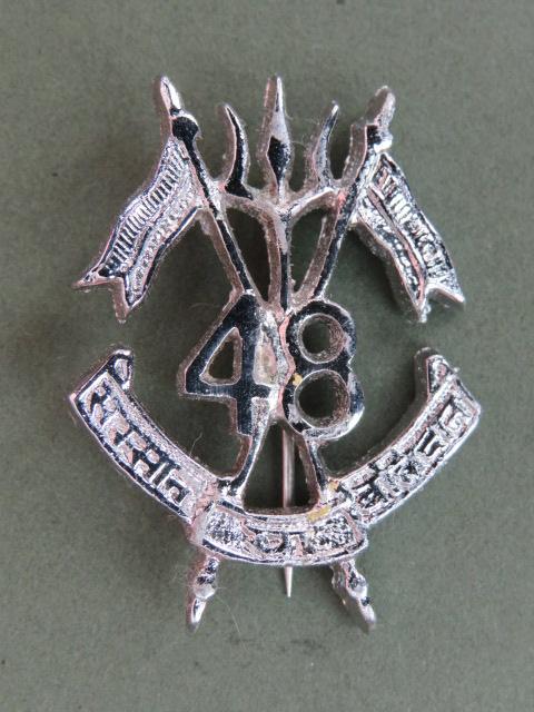 India Army Post 1947 48th Armoured Regiment Headdress Badge