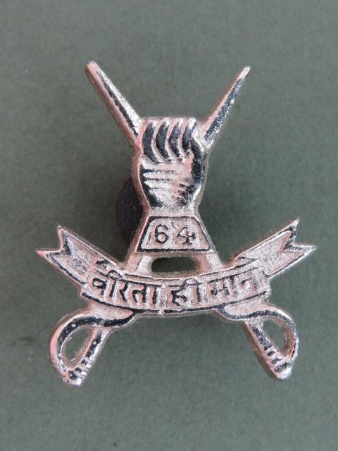 India Army Post 1947 64th Cavalry Headdress Badge
