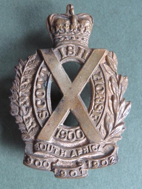 British Army The Scottish Horse 1906 Cap Badge
