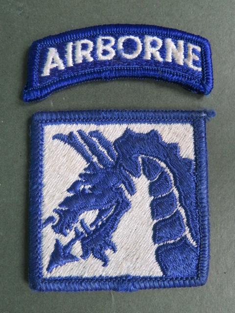 USA Army XVIII Airborne Corps Shoulder Patch and Tab