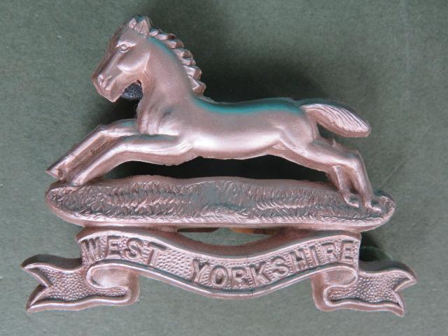British Army WW2 Plastic The West Yorkshire Regiment Cap Badge
