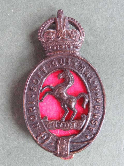 British Army The Royal East Kent Yeomanry Cap Badge