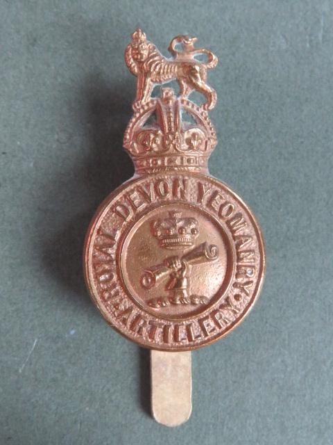British Army The Royal Devon Yeomanry (Artillery) Cap Badge