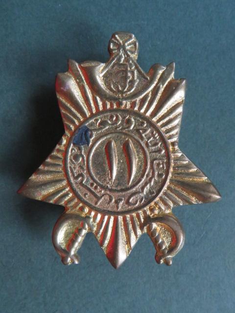 Pakistan Army Post 1974 11th Cavalry (Frontier Force) Regiment Headdress Badge