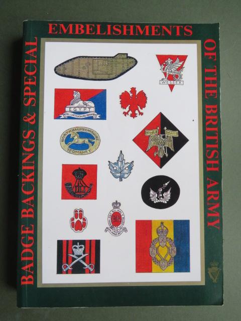 Badge Backings & Special Embelishments of The British Army Book
