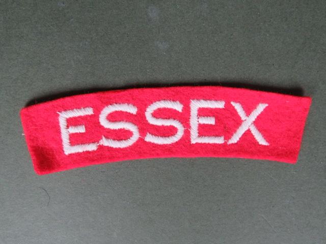 British Army WW2 The Essex Regiment Shoulder Title