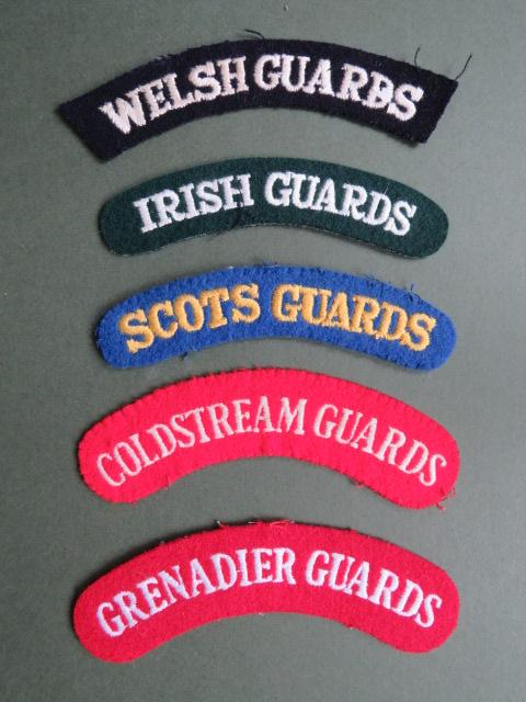British Army 5 Post WW2 Guards Division Shoulder Titles