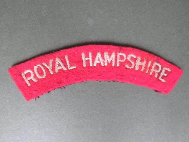 British Army Royal Hampshire Shoulder Title