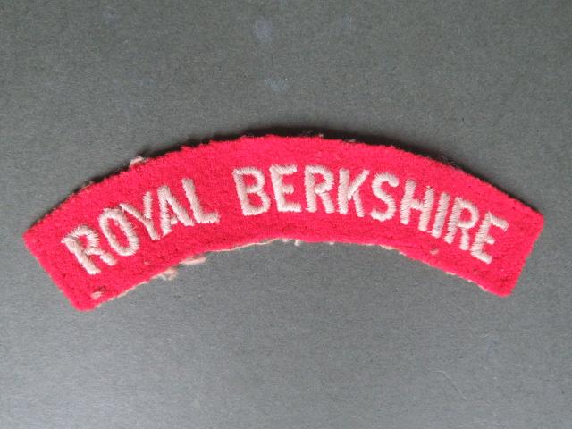 British Army The Royal Berkshire Regiment Shoulder Title