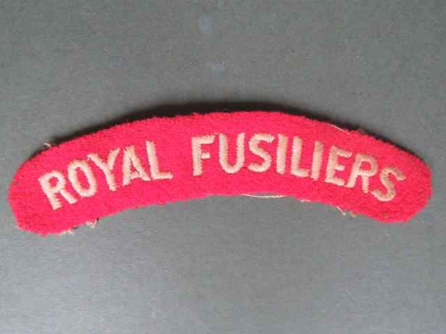 British Army WW2 The Royal Fusiliers Shoulder Title