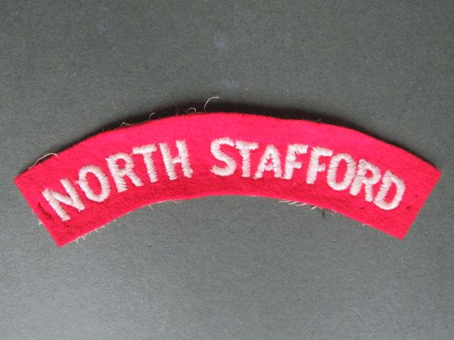 British Army The North Staffordshire Regiment Shoulder Title