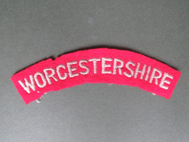 British Army The Worcestershire Regiment Title