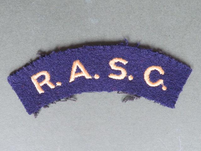 British Army Royal Army Service Corps Shoulder Title