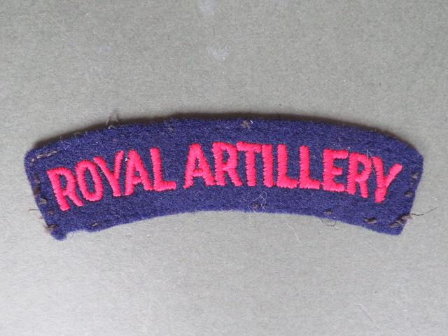 British Army WW2 Royal Artillery Shoulder Title