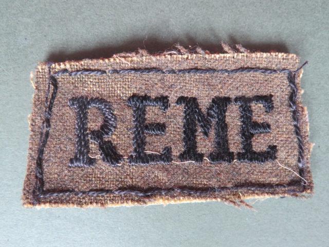 British Army WW2 Period Royal Electrical Mechanical Engineers REME 
