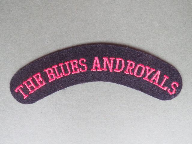 British Army The Blues And Royals Shoulder Title
