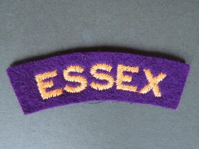 British Army Post WW2 The Essex Regiment Shoulder Title
