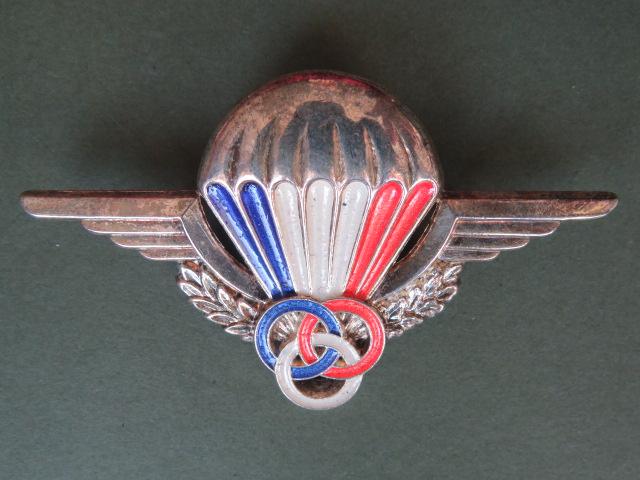 France National Parachutist Union Parachute Instructor Wings