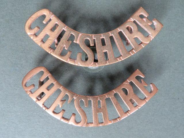 British Army The Cheshire Regiment Shoulder Titles