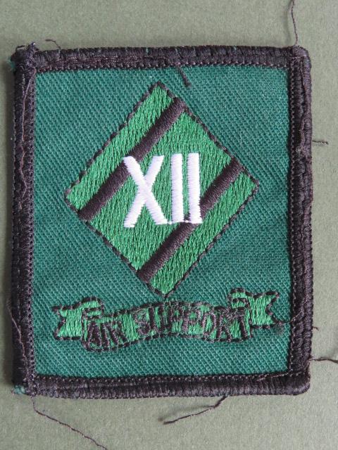 British Army 12 Air Support Brigade, Royal Engineers Patch