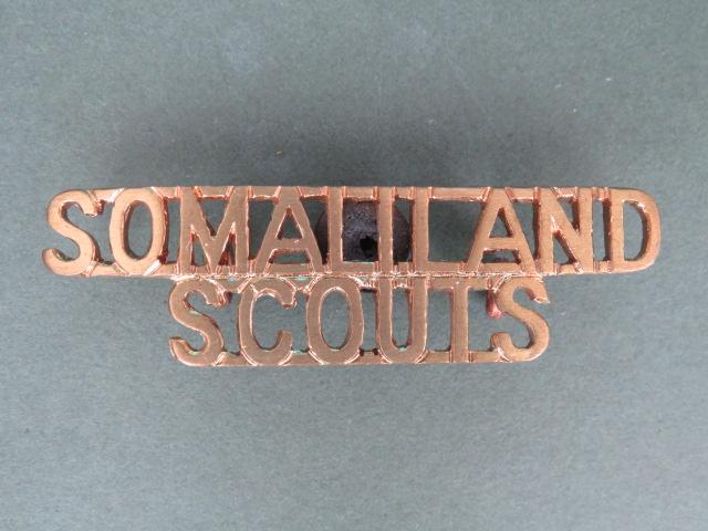 British Army Somaliland Scouts Shoulder Title
