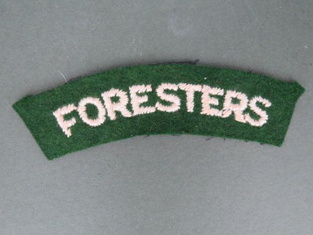 British Army Post WW2 Sherwood Foresters (Nottinghamshire and Derbyshire Regiment) Shoulder Title