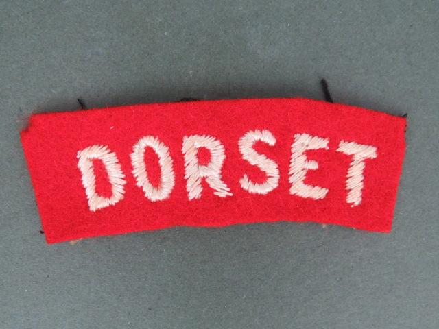 British Army Late 1940's / 1950's The Royal Dorset Regiment Shoulder Title