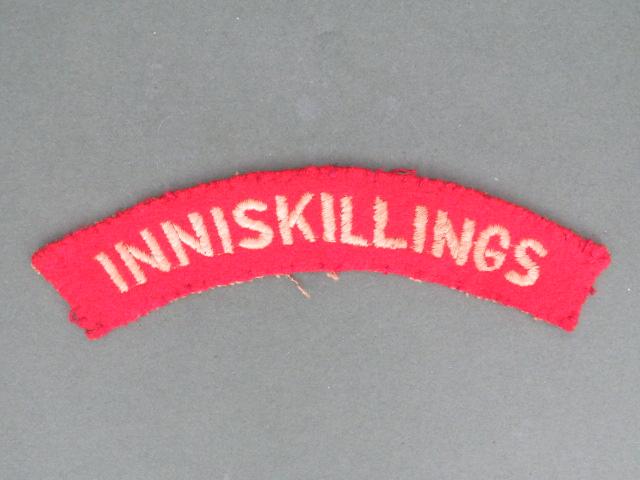 British Army 1940's / 1950's Royal Inniskilling Fusiliers Shoulder Title