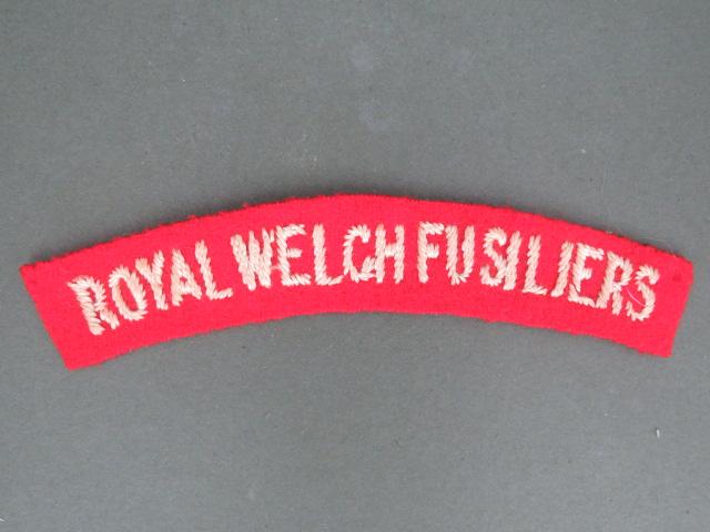 British Army WW2 The Royal Welch Fusiliers Shoulder Title
