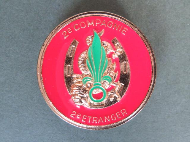France Foreign Legion 2nd Company, 2nd Foreign Infantry Regiment Pocket Crest