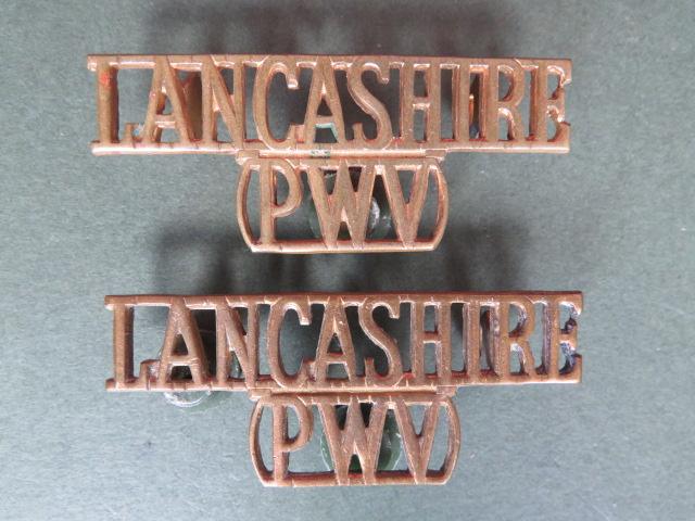 British Army The Lancashire Regiment (Prince of Wales's Volunteers) Shoulder Titles