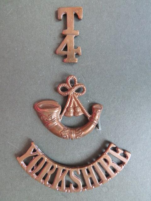 British Army 4th Territorial Battalion, The King's Own Yorkshire Light Infantry Shoulder Title