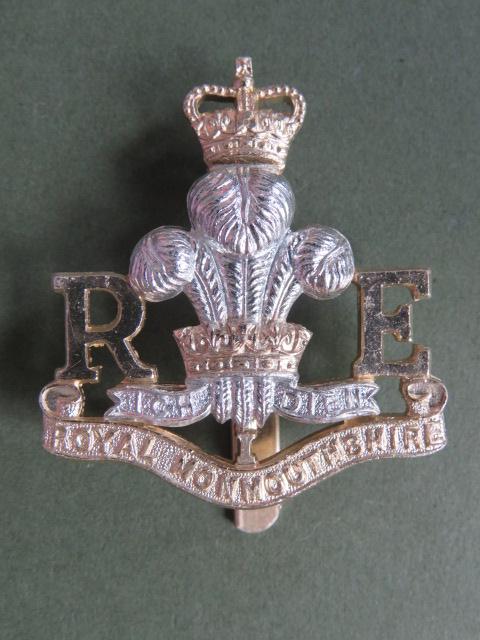 British Army Post 1953 The Royal Monmouthshire Royal Engineers Militia Cap Badge