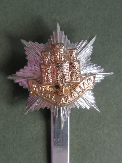 British Army Royal Anglian Regiment Cap Badge