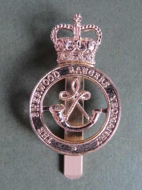 British Army The Sherwood Rangers Yeomanry Cap Badge