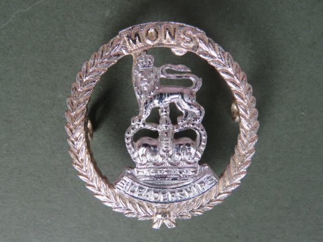 British Army Mons Officer Training School Cap Badge