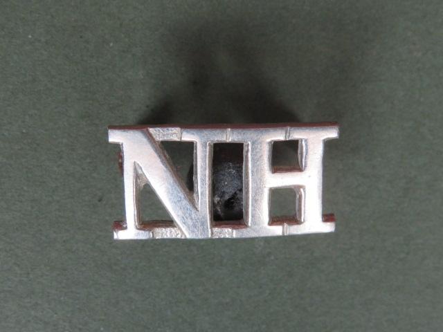 British Army The Northumberland Hussars Shoulder Title