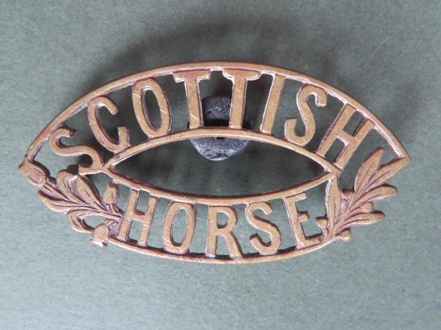 British Army Scottish Horse Shoulder Title