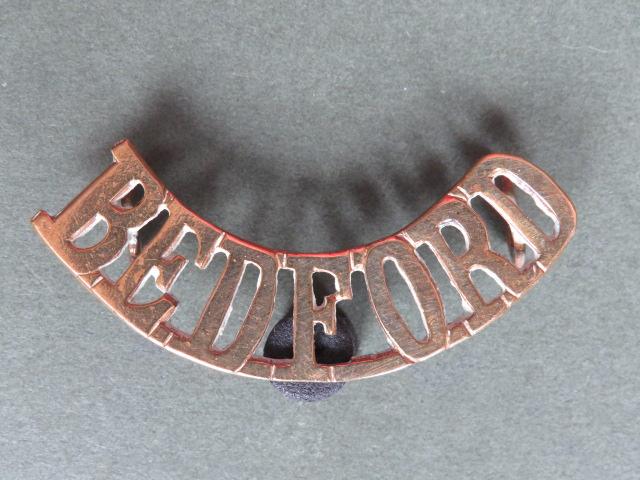 British Army The Bedfordshire Regiment Shoulder Title